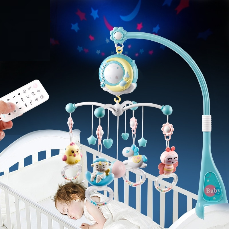 Baby Mobile Crib Toy Projector